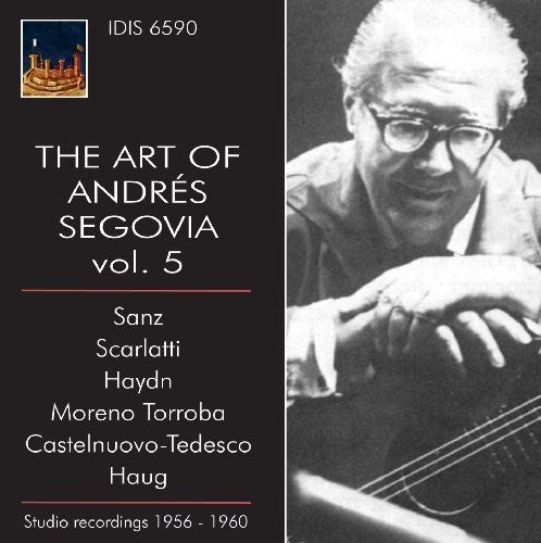 Andrés Segovia - Art of Segovia 5 Music CD