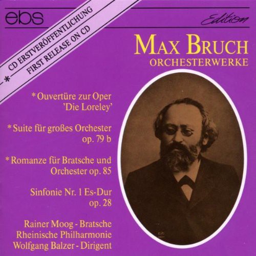 Bruch / Rheinische Phil, Balzer - Sym #1 / Lorelei Over. / Orch Ste / Et Al Music CD