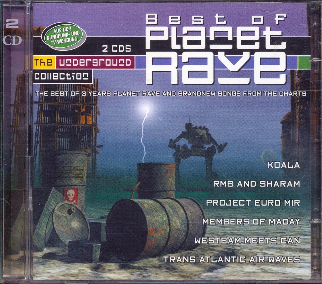 Koala, Trance Atlantic Air Waves, Members Of Mayday, Etc. - The Best Of Planet Rave  (25 tracks) (2xCD) [New CD]