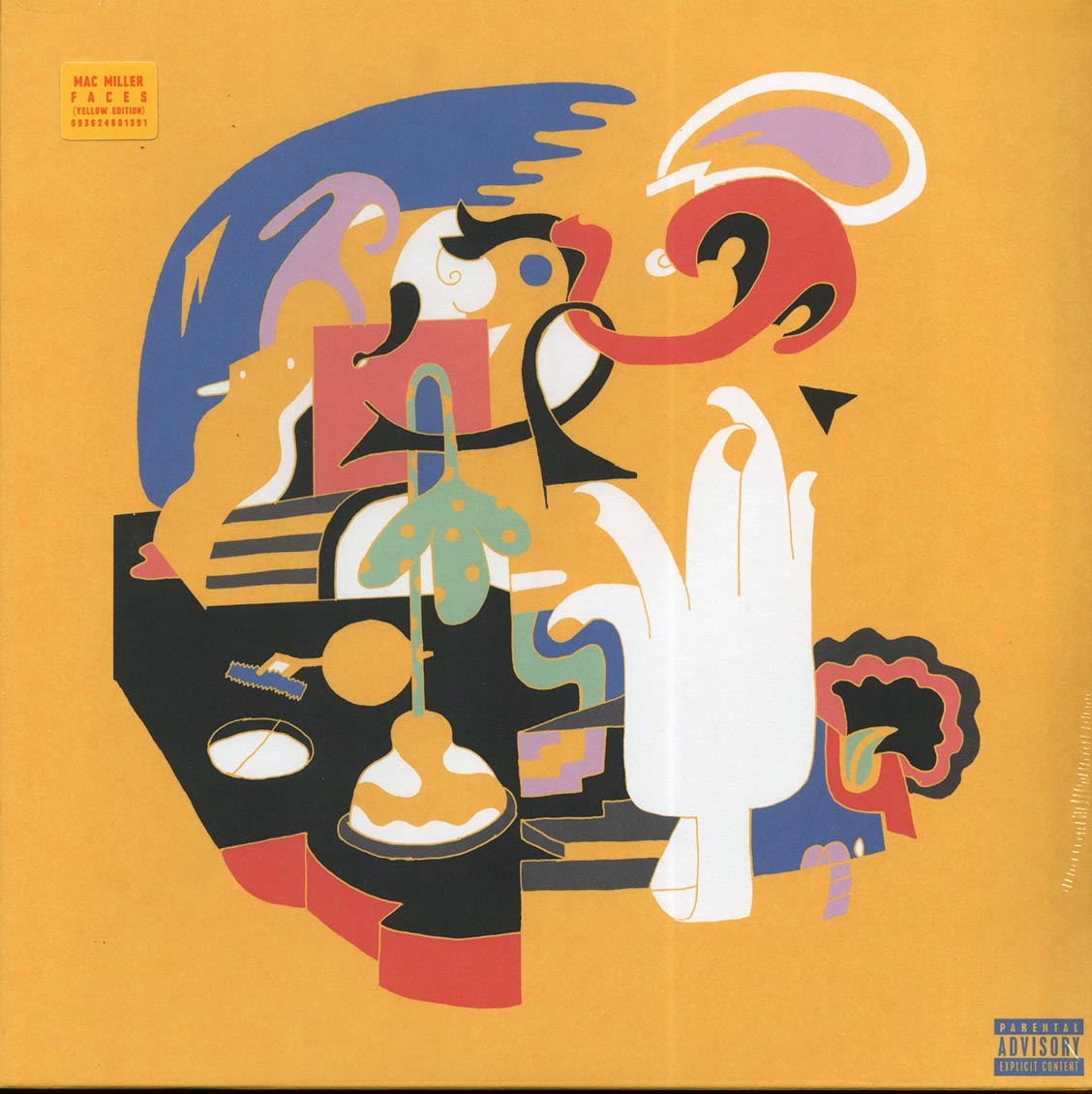 Mac Miller - Faces (3xLP) (yellow vinyl) [New] [New Vinyl]