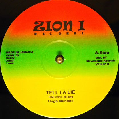 Hugh Mundell - Tell I A Lie; The Roots Radics - Version  /  Hugh Mundell - Jah Music; The Roots Radics - Version [New Vinyl 12"]