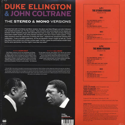 Duke Ellington, John Coltrane - Duke Ellington & John Coltrane (mono+stereo) (ltd. ed.) (2xLP) (180g) [New Vinyl Record LP]