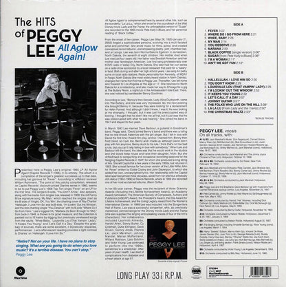Peggy Lee - All Aglow Again! The Hits Of Peggy Lee (+7 bonus tracks) (ltd. ed.) (180g) [New Vinyl Record LP]