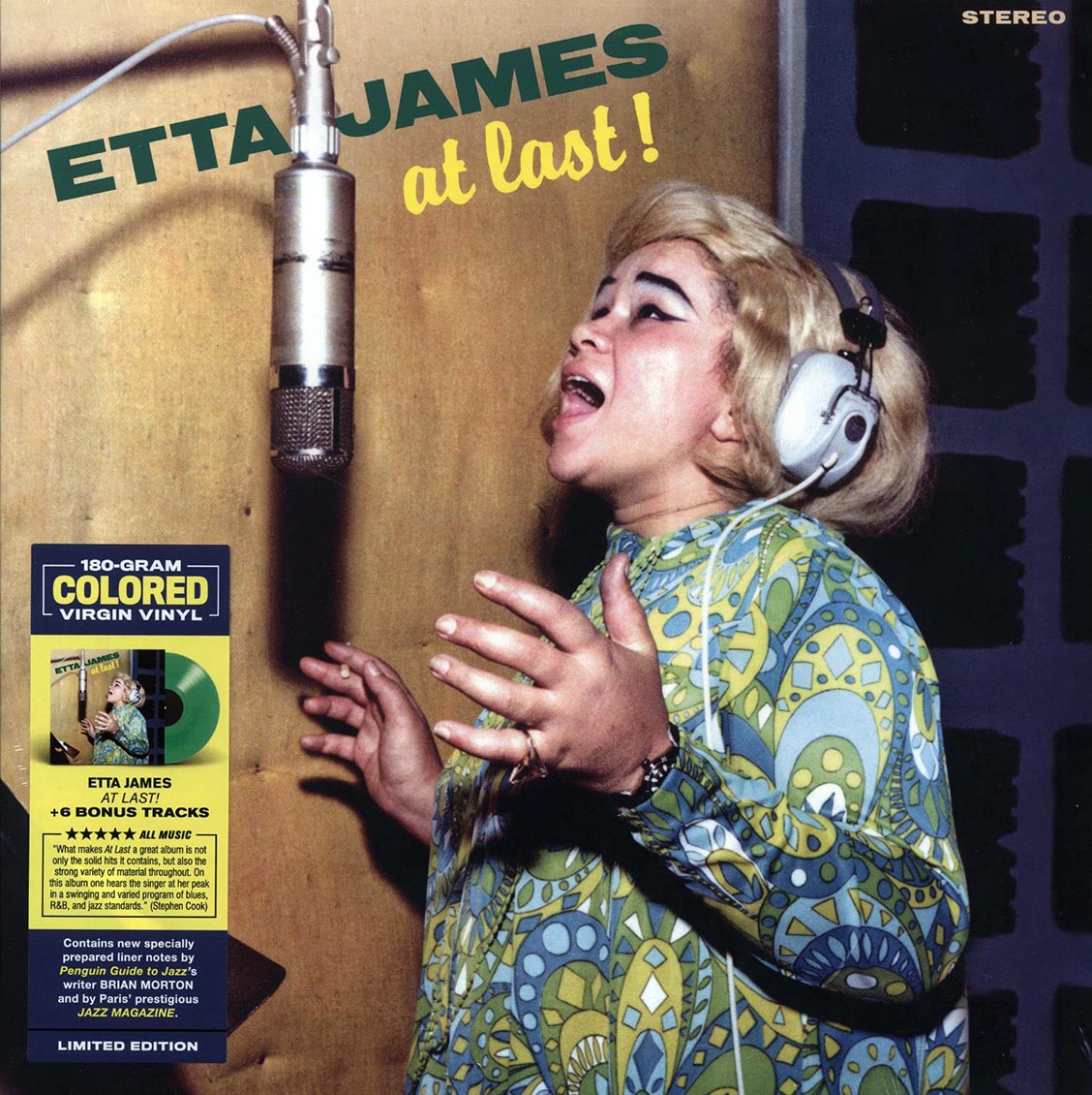 Etta James - At Last! (+6 bonus tracks) (ltd. ed.) (180g) (green vinyl) [New Vinyl Record LP]