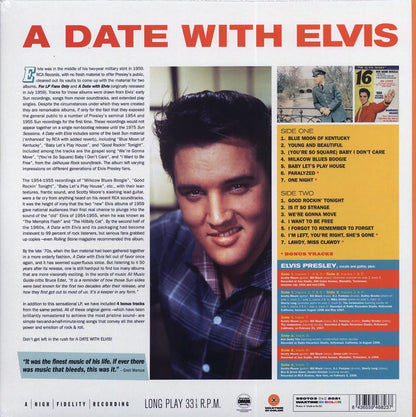 Elvis Presley - A Date With Elvis (+ 5 bonus tracks) (DMM) (ltd. ed.) (orange vinyl) [New Vinyl Record LP]