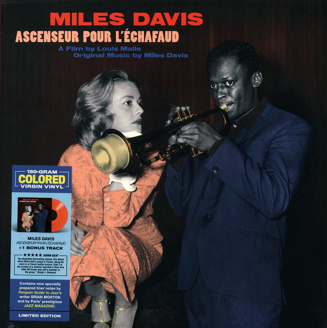 Miles Davis - Ascenseur Pour L'Echafaud: Lift To The Scaffold (+bonus track) (ltd. ed.) (180g) (orange vinyl) [New Vinyl Record LP]