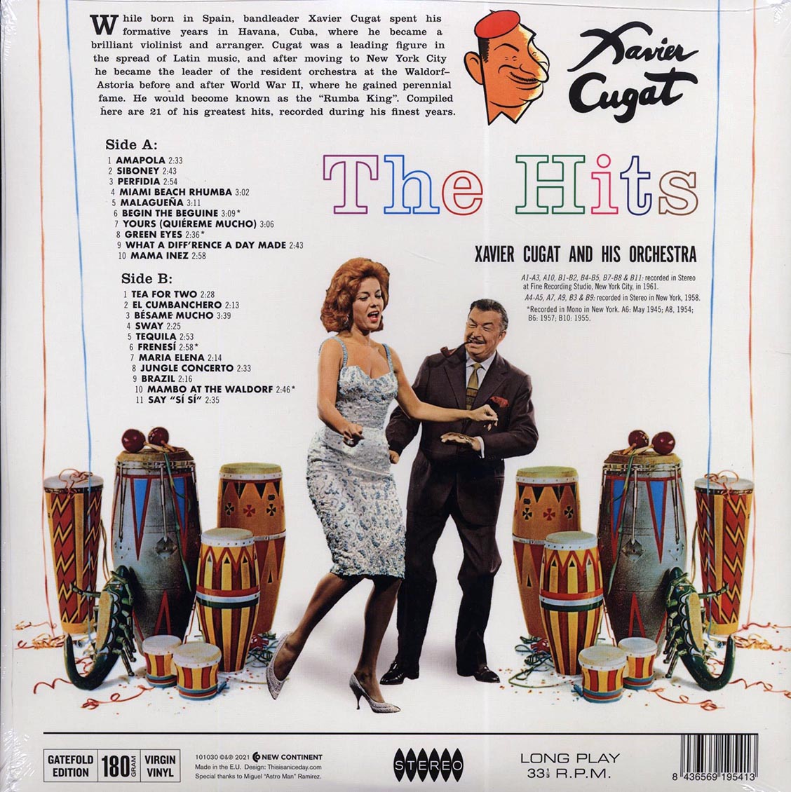 Xavier Cugat - The Hits (+4 bonus tracks) (ltd. ed.) (180g) [New Vinyl Record LP]