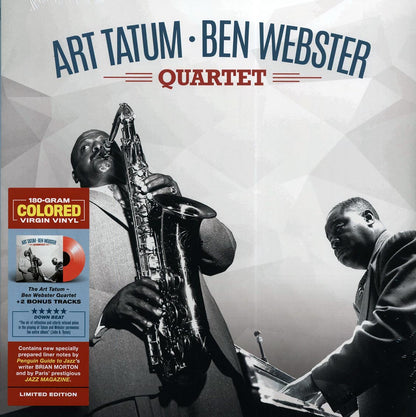 Art Tatum-Ben Webster Quartet - Art Tatum-Ben Webster Quartet (+2 bonus tracks) (ltd. ed.) (180g) (red vinyl) [New Vinyl LP]