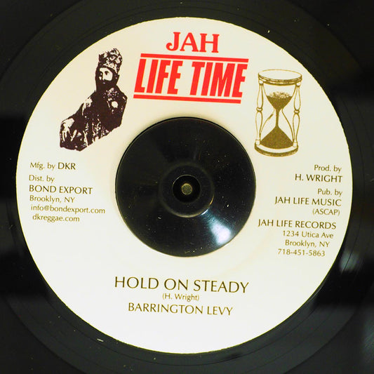 Barrington Levy - Hold On Steady  /  Jah Life - Hold On Dub (rhythm: "Barrington Levy - Hold On Steady") [New] [New Vinyl 7"]