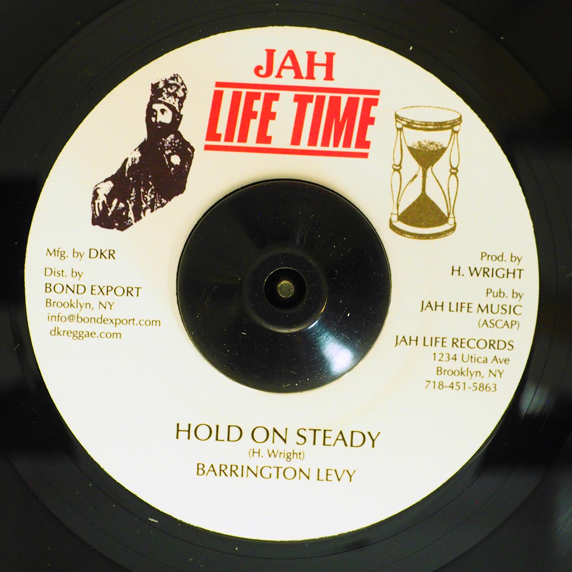 Barrington Levy - Hold On Steady  /  Jah Life - Hold On Dub (rhythm: "Barrington Levy - Hold On Steady") [New Vinyl 7"]