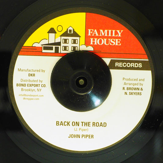John Piper - Back On The Road  /  Version (rhythm: "Flick Wilson - Sparring Partner") [New] [New Vinyl 7"]