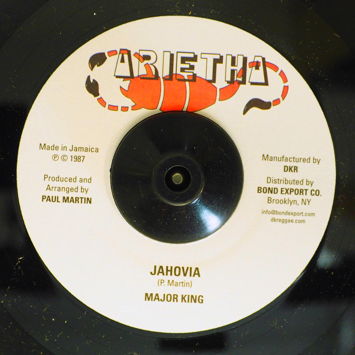 Major King - Jahovia  /  Version [New] [New Vinyl 7"]