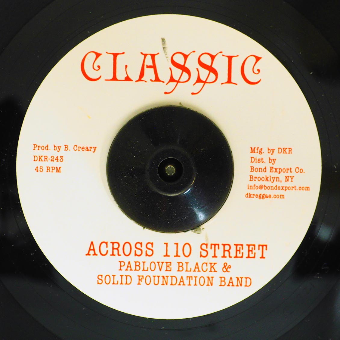 Pablove Black - Across 100 Street  /  Solid Foundation Band - Over The Bridge [New] [New Vinyl 7"]
