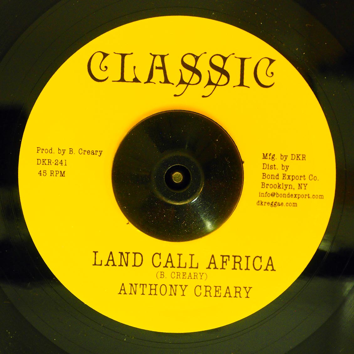 Anthony Creary - Land Called Africa  /  Solid Foundation Band - Africa Dub [New] [New Vinyl 7"]