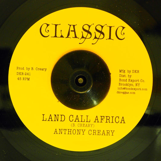 Anthony Creary - Land Called Africa  /  Solid Foundation Band - Africa Dub [New] [New Vinyl 7"]