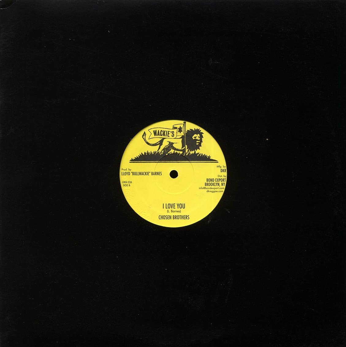Chosen Brothers - Child Of Slave (Extended Mix)  /  Chosen Brothers - I Love You; Version [New Vinyl Record 12" Single]