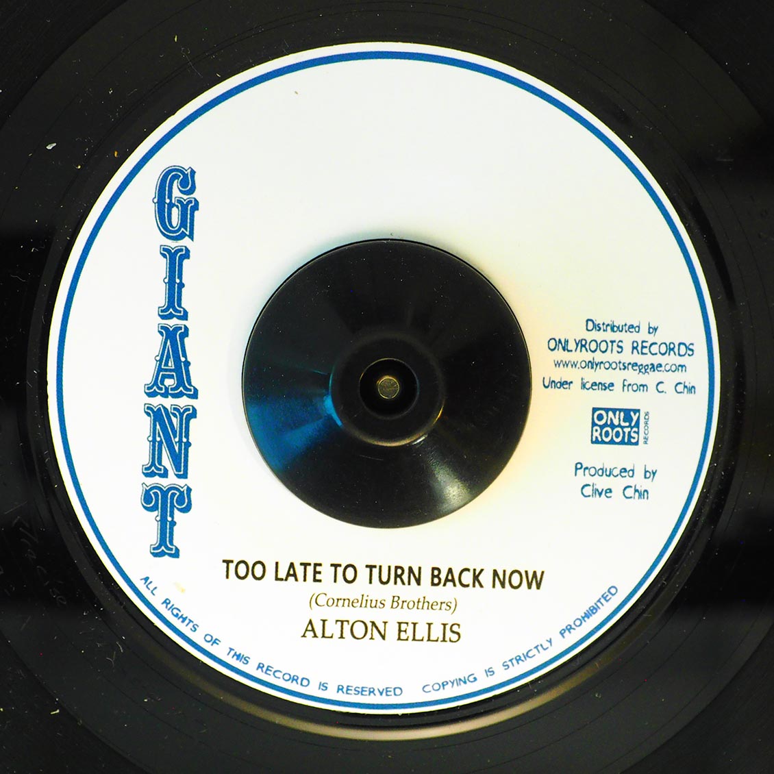 Alton Ellis - Too Late To Turn Back Now  /  Augustus Pablo - Too Late [New Vinyl Record 7" Single]