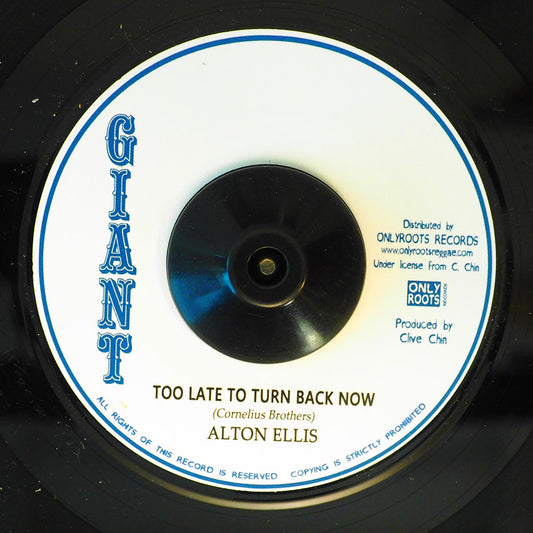 Alton Ellis - Too Late To Turn Back Now  /  Augustus Pablo - Too Late [New Vinyl Record 7" Single]