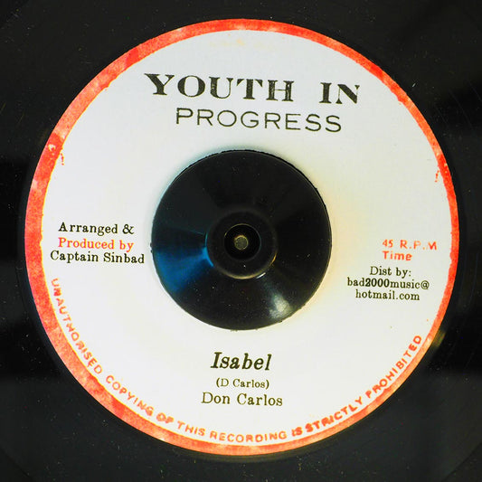 Don Carlos - Isabel  /  Billy Boyo - One Morning [New Vinyl Record 7" Single]