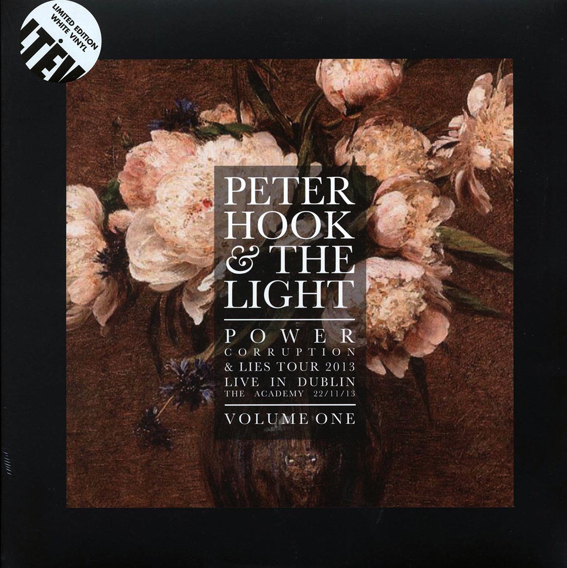 Peter Hook & The Light - Power, Corruption & Lies Tour 2013 Volume 1: Live In Dublin, The Academy, 22/11/13 (RSD 2017) (ltd. ed.) (white vinyl) [New] [New Vinyl]