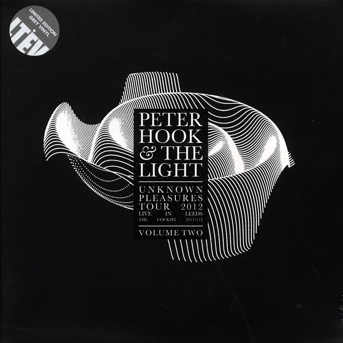 Peter Hook & The Light - Unknown Pleasures Tour 2012 Volume 2: Live In Leeds, The Cockpit, 29/11/12 (RSD 2017) (ltd. ed.) (grey vinyl) [New Vinyl LP]