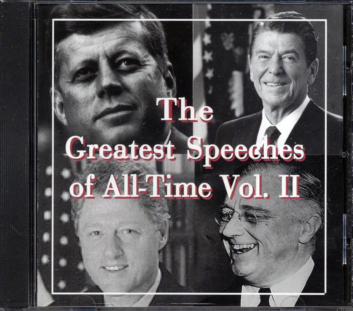 Franklin D Roosevelt, Ronald Reagan, John F Kennedy, Etc. - The Greatest Speeches Of All-Time Volume 2 [New CD]