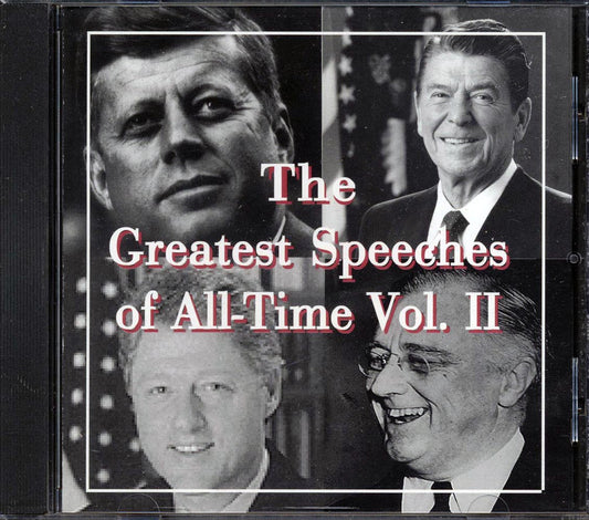 Franklin D Roosevelt, Ronald Reagan, John F Kennedy, Etc. - The Greatest Speeches Of All-Time Volume 2 [New CD]