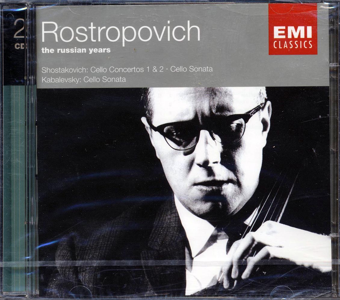 Rostropovich, Shostakovich, Kabalevsky - Shostakovich: Cello Concertos 1 & 2; Cello Sonata, Kabalevsky: Cello Sonata [New CD]