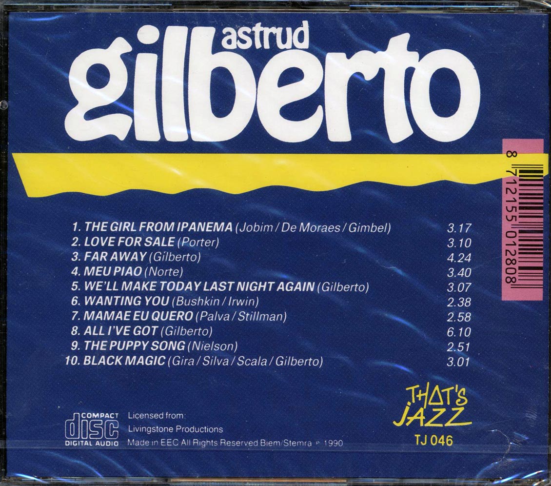Astrud Gilberto - The Girl From Ipanema [New CD]