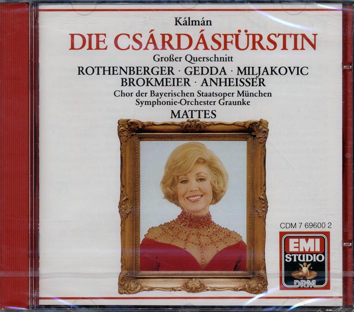 Emmerich Kalman - Die Csardasfurstin [New CD]