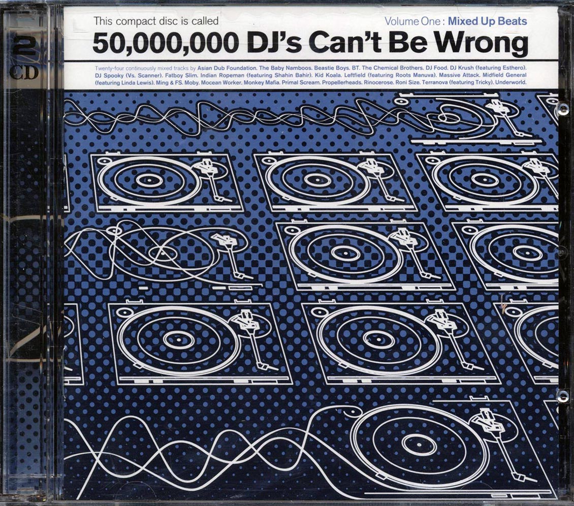 Asian Dub Foundation, Primal Scream, The Beastie Boys, Etc. - 50,000 DJs Can't Be Wrong Volume 1: Mixed Up Beats (24 tracks) (2xCD) [New]