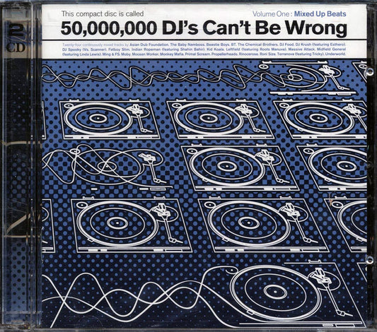 Asian Dub Foundation, Primal Scream, The Beastie Boys, Etc. - 50,000 DJs Can't Be Wrong Volume 1: Mixed Up Beats (24 tracks) (2xCD) [New]