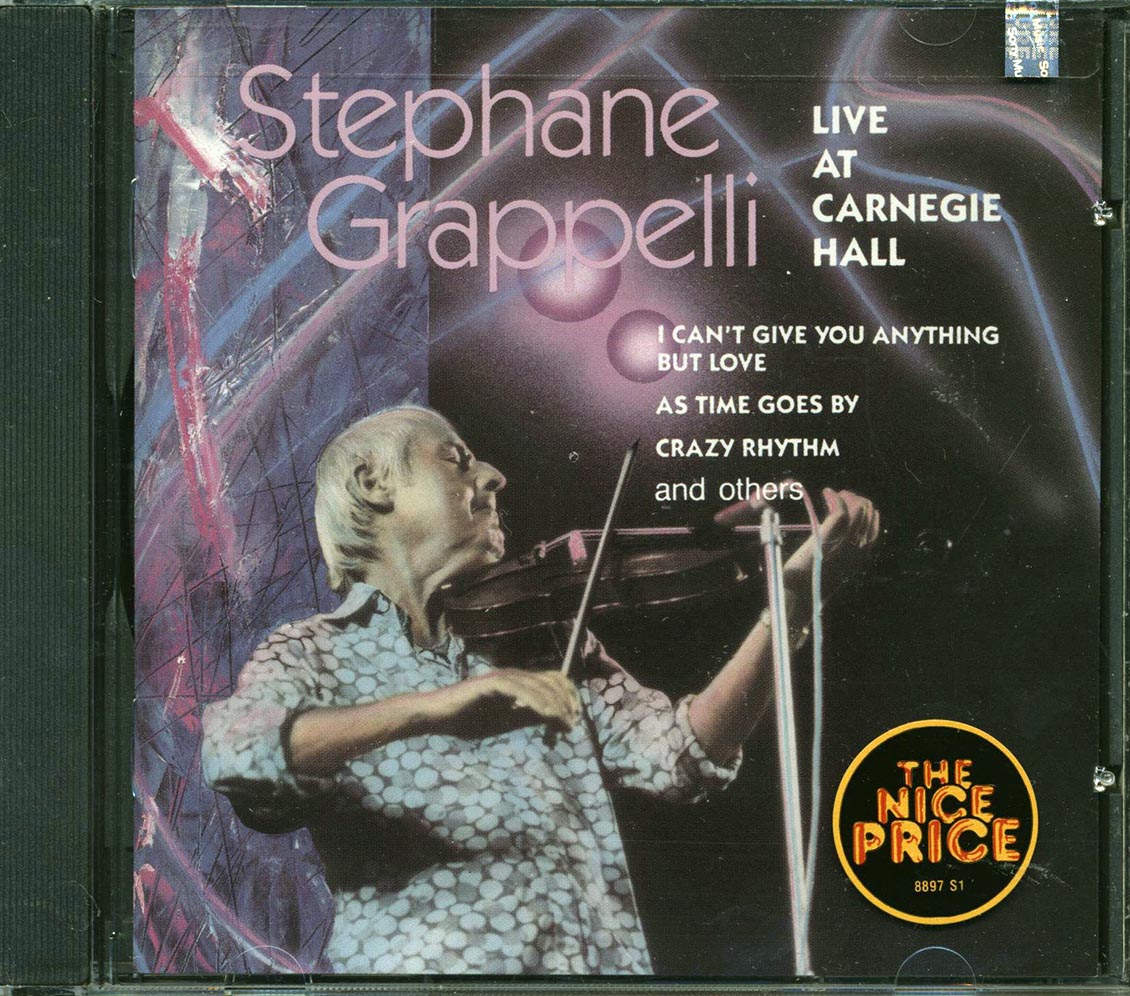 Stephane Grappelli - Live At Carnegie Hall [New CD]