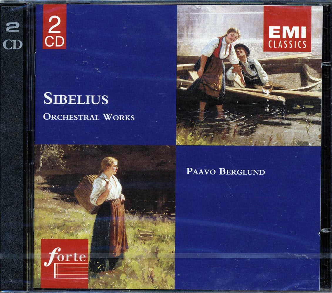 Sibelius, Bournemouth Symphony Orchestra, Paavo Berglund - Orchestral Works (24 tracks) (2xCD) (incl. large booklet) [New CD]
