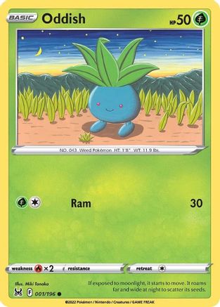 Oddish 001/196 - SWSH11 Lost Origin