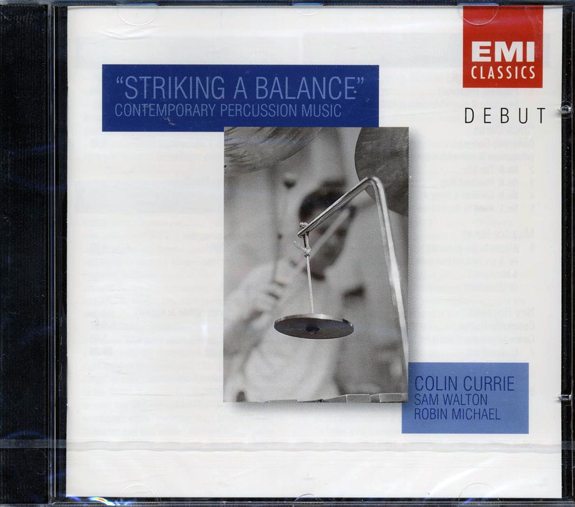 Bolin Currie, Sam Walton, Robin Michael - Striking A Blance: Contemporary Percussion Music [New CD]