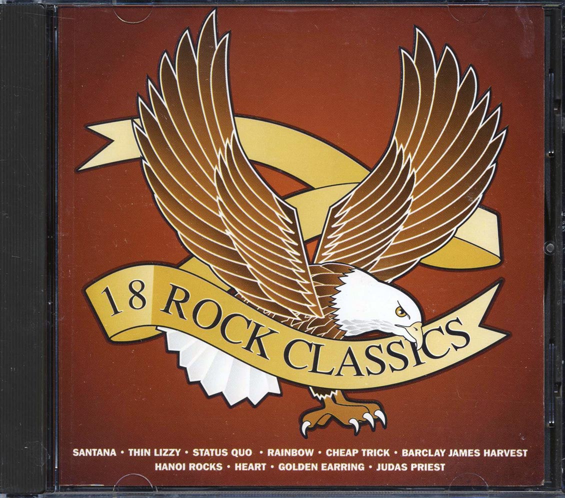 Thin Lizzy, Santana, Cheap Trick, Judas Priest, Etc. - 18 Rock Classics [New CD]