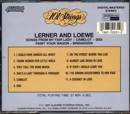 101 Strings - Lerner And Loewe [New CD]