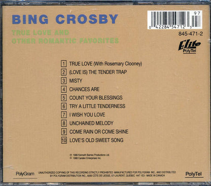 Bing Crosby - True Love [New CD]