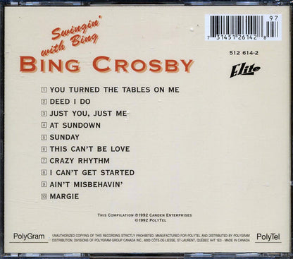 Bing Crosby - Swingin' With Bing [New CD]