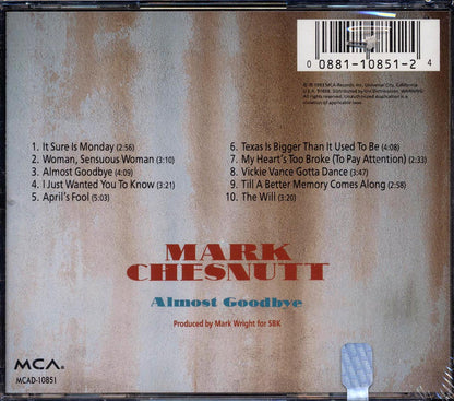 Mark Chesnutt - Almost Goodbye [New CD]