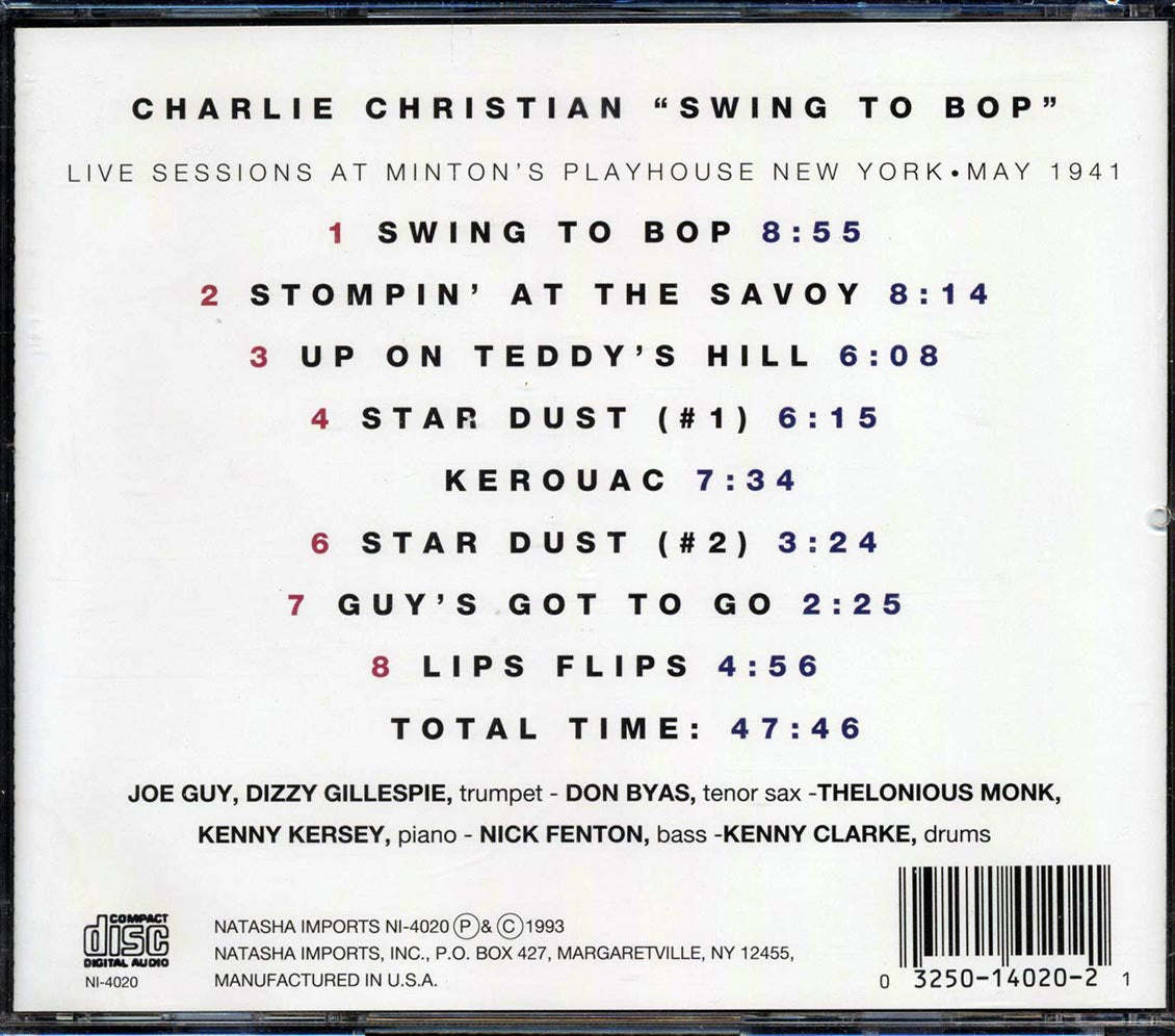 Charlie Christian - Swing To Bop [New CD]