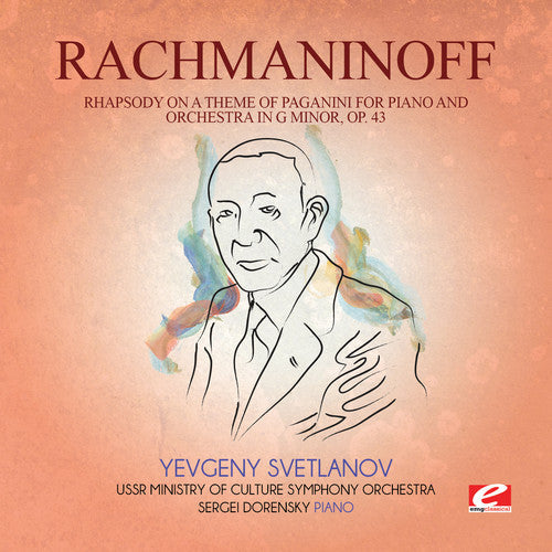 USSR Ministry of Culture Symphony Orchestra - Rhapsody on Theme Paganini Piano & Orch G Min Music CD