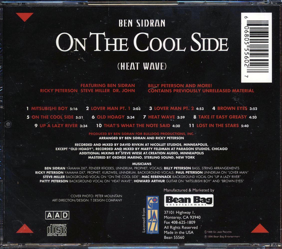 Ben Sidran - On The Cool Side: Heat Wave [New CD]