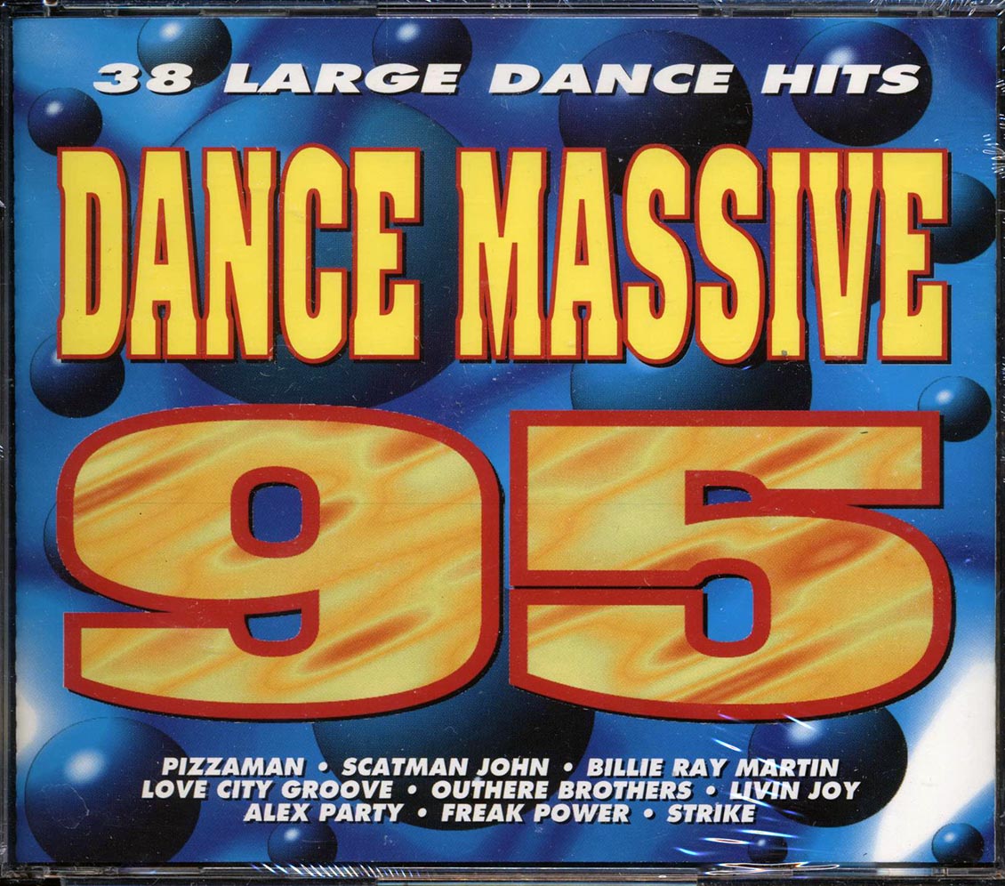 Pizzaman, Scatman John, Billie Ray Martin, Etc. - Dance Massive 95: 38 Large Dance Hits (38 tracks) (2xCD) [New CD]