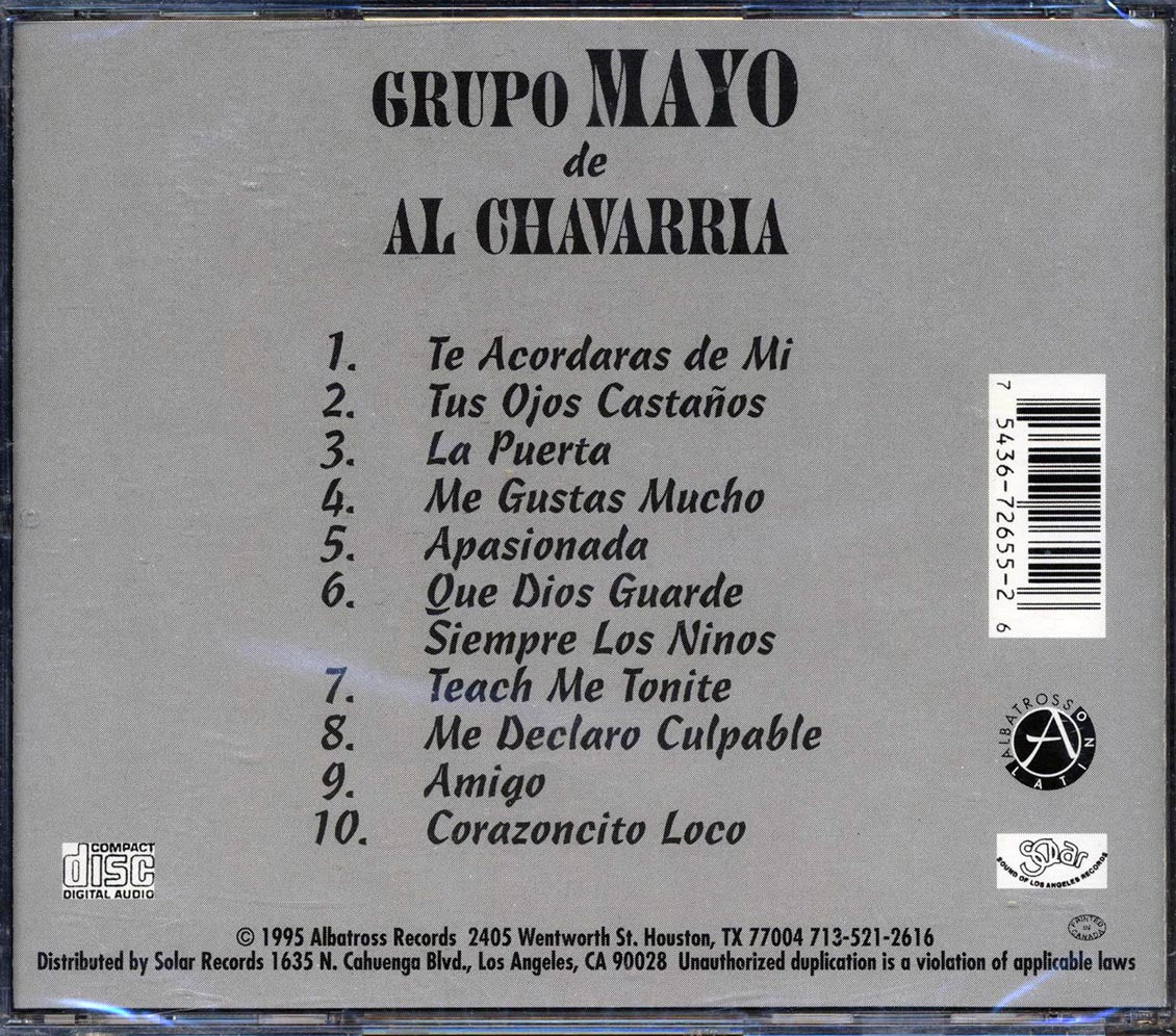 Al Chavarria - Grupo Mayo Del Al Chavarria [New CD]