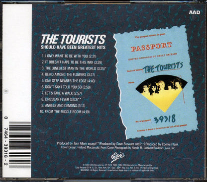 The Tourists - Should Have Been Greatest Hits [New CD]