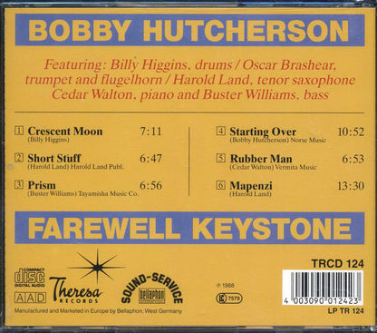 Bobby Hutcherson - Farewell Keystone [New CD]