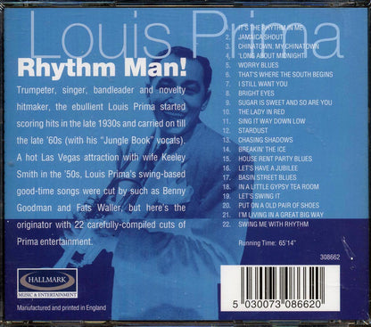 Louis Prima - Rhythm Man [New CD]