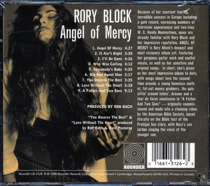 Rory Block - Angel Of Mercy [New CD]